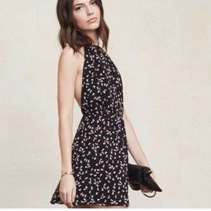 Reformation Garner Dress Butterfly Pattern